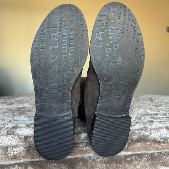 Chinese Laundry Radiance Brown Suede Stretch Over The Knee Boots Women 7 37.5 - Picture 13 of 16